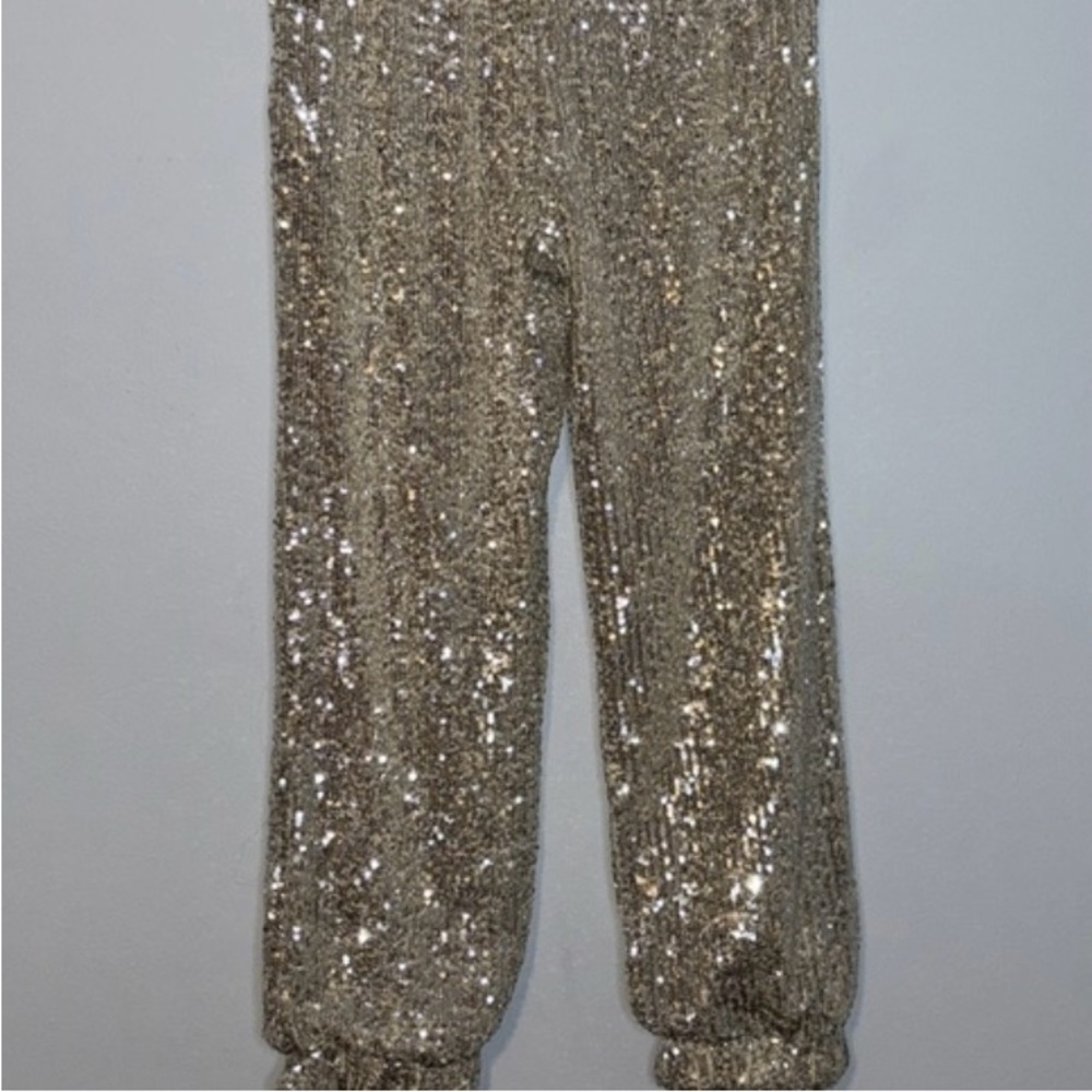 L Golden sequence joggers/jumper/pants